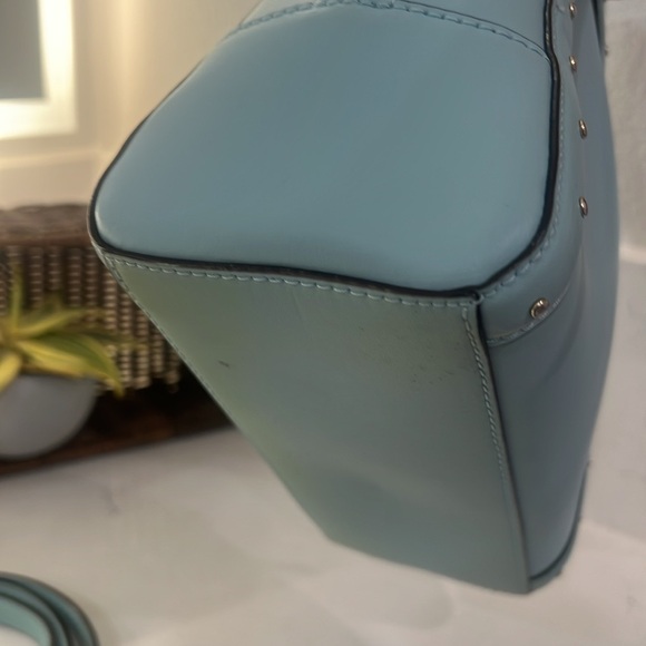 Kate Spade Light Blue Satchel. EUC - Picture 7 of 16